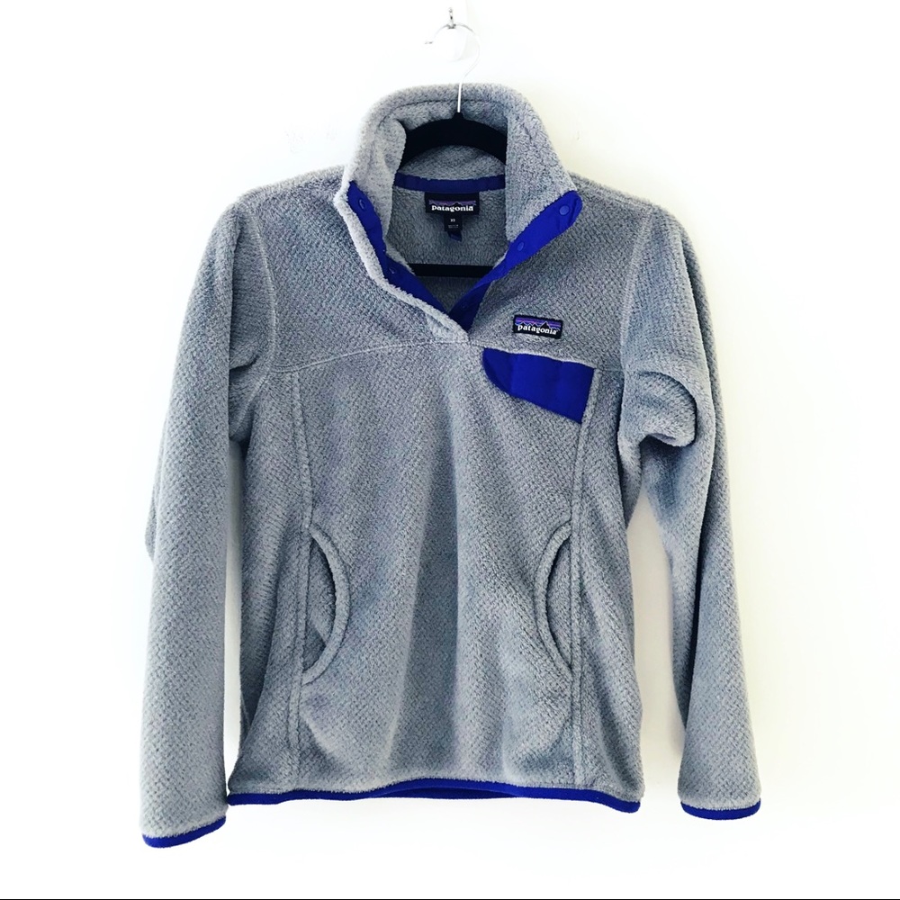 PATAGONIA Re-Tool Snap-T Fleece Pullover Gray - Picture 1 of 5